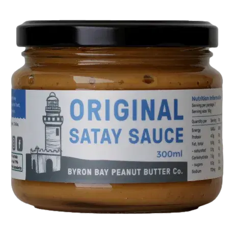 Byron Bay Peanut Butter Co Original Satay Sauce 300ml