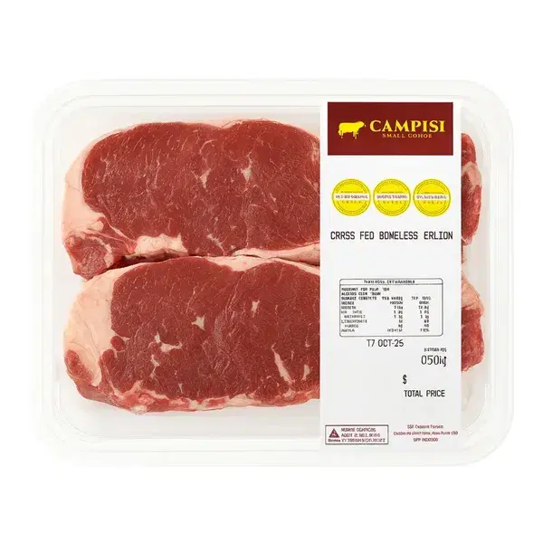 Campisi Grass Fed Boneless Sirlion