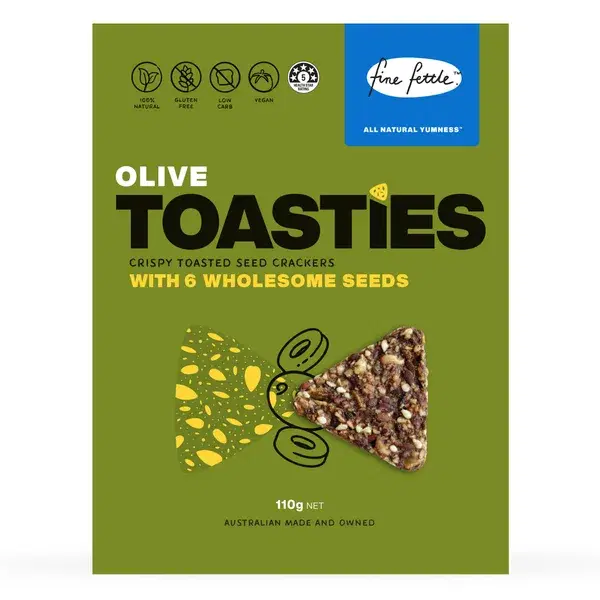 Fine Fettle Keto Olive Toasties