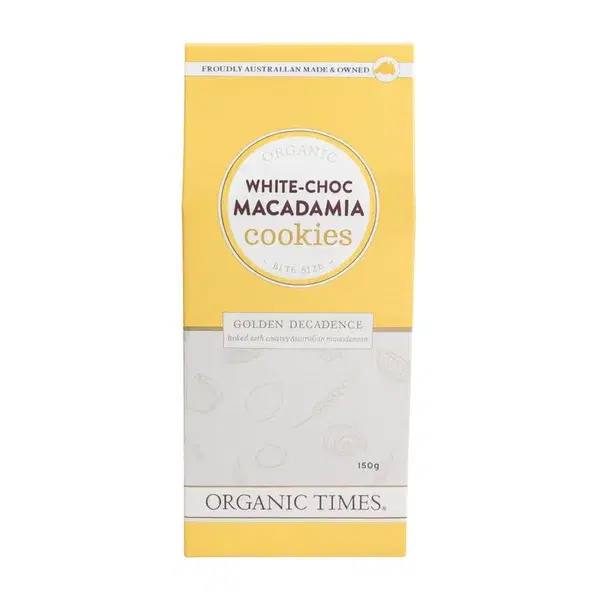 Organic White Choc Macadamia