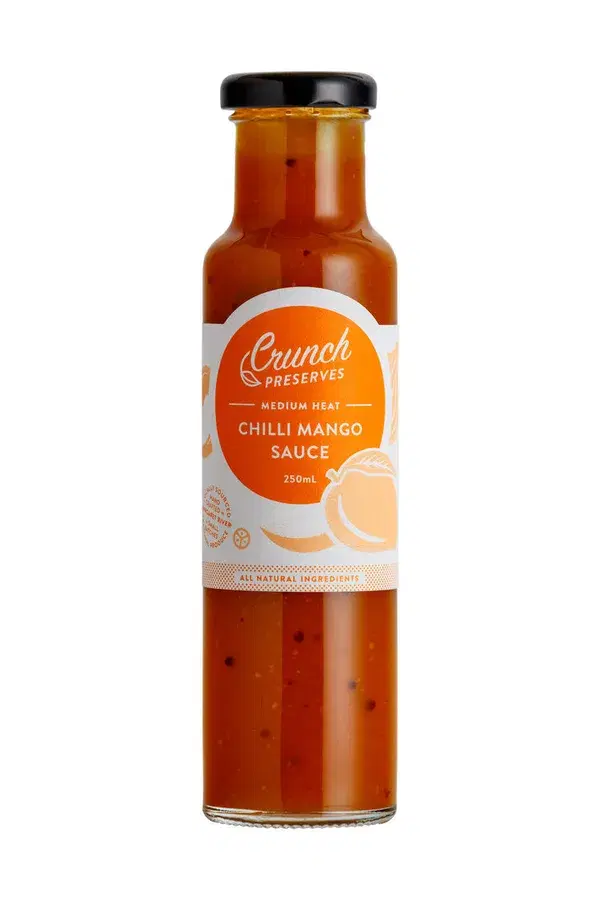 Crunch Preserves Medium Heat Chili Mango Sauce 250ml