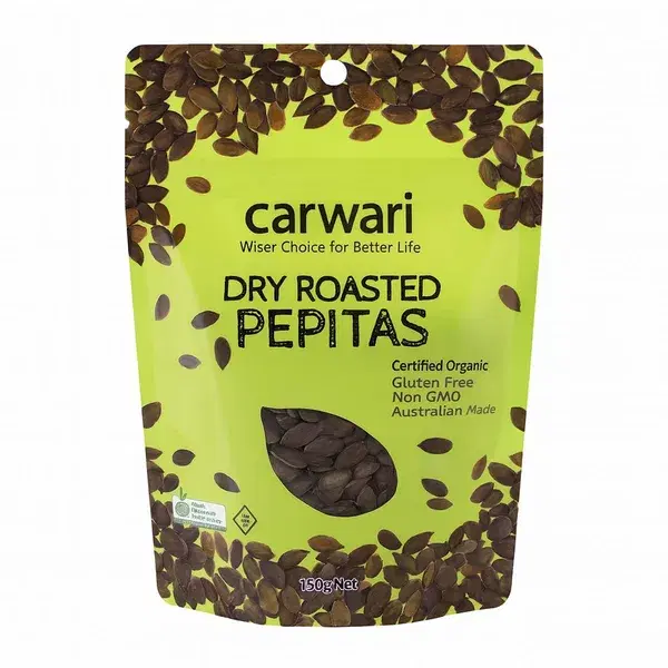 Carwari Dry Roasted Organic Pepitas