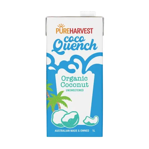 Pure Harvest Coco Quench Organic Coconut Unsweetened