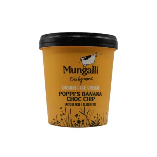 Mungalli Ice Cream Banana Choc Chip 110ml