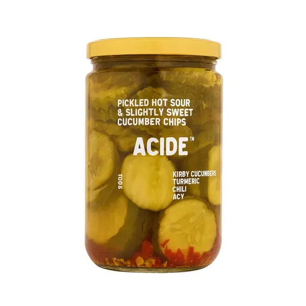 Acide Pickled Hot Sour & Slightly Sweet Cucumber Chips 700g