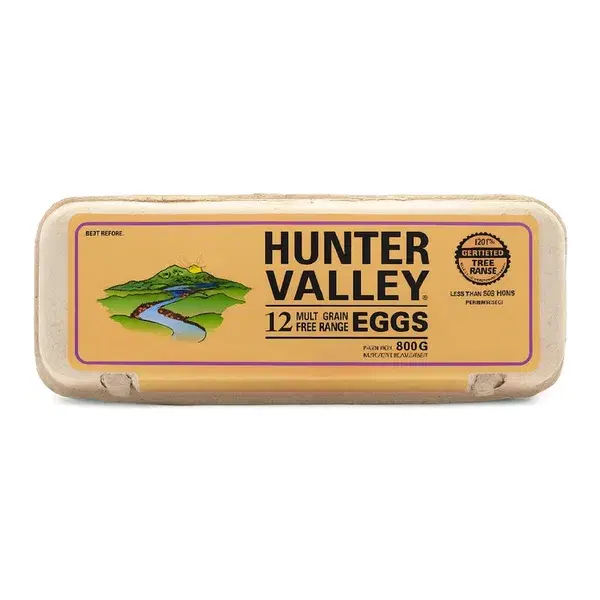 Hunter Valley Multi Grain Free Range Eggs 800g