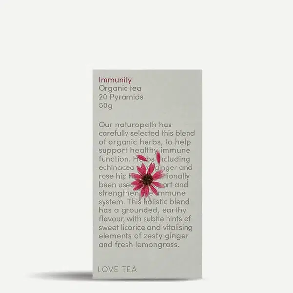 Love Tea Immunity Organic Tea 20 Pyramids 50g