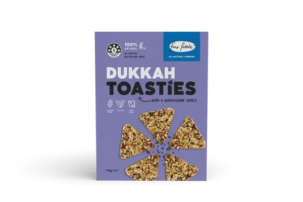 Fine Fettle Dukkah Toasties 110G