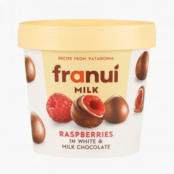 Franui Raspberries in White  & Milk Chocolate