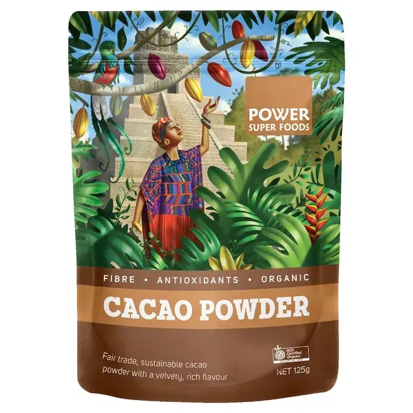 Power Superfoods Organic Cacao Powder 125g