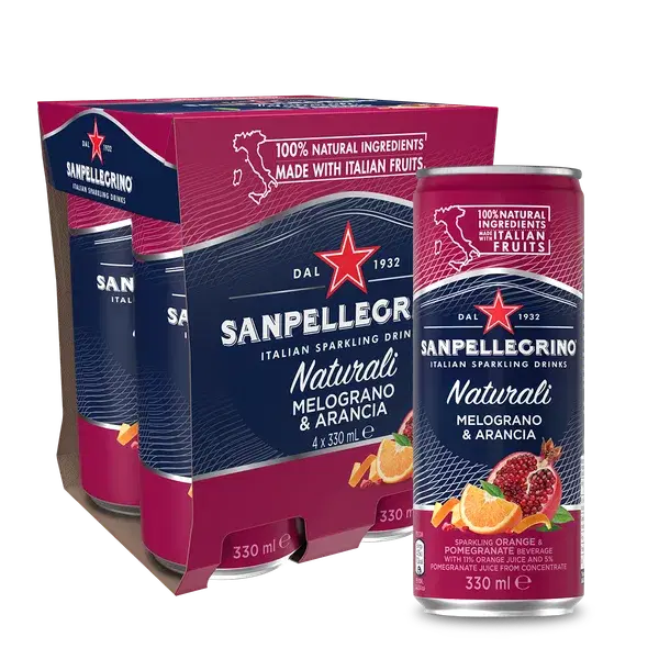 Sanpellegrino Melograno & Arancia 4x330ml
