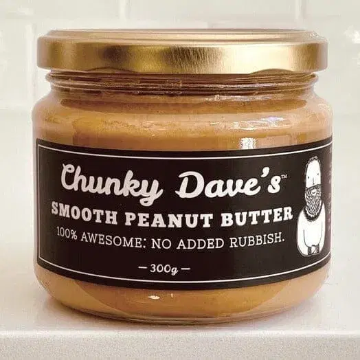 Chunky Dave’s Smooth Peanut Butter 300g
