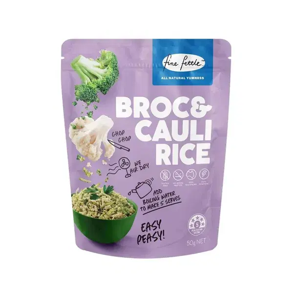 Fine Fettle Broccoli & Cauliflower Rice 50g