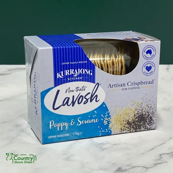Kurrajong Lavosh Poppy & Sesame 175g