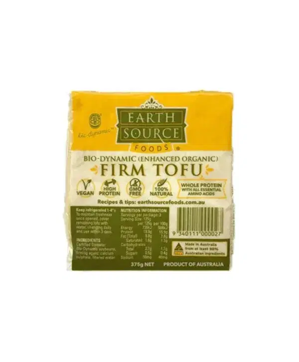 Earth Source Enhanced Organic Firm Tofu 375g