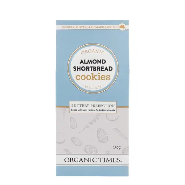 Organic Times Almond Shortbread