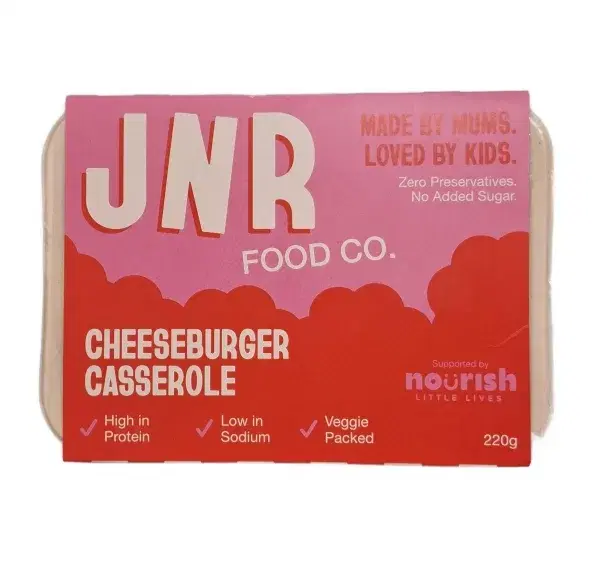 JNR FOOD CO. Cheeseburger Casserole