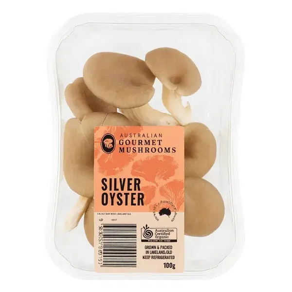Australian Gourmet Mushrooms Silver Oyster 100gr
