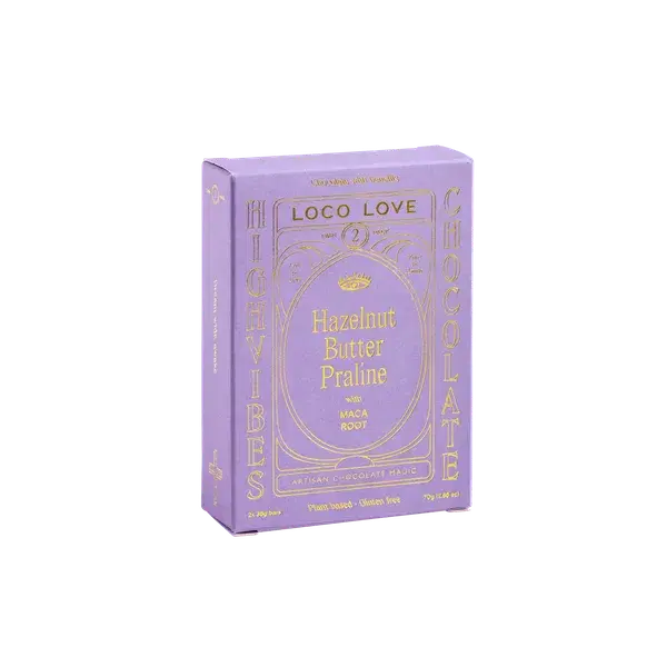 Loco Love Hazelnut Butter Praline with Maca Root Twin Pack