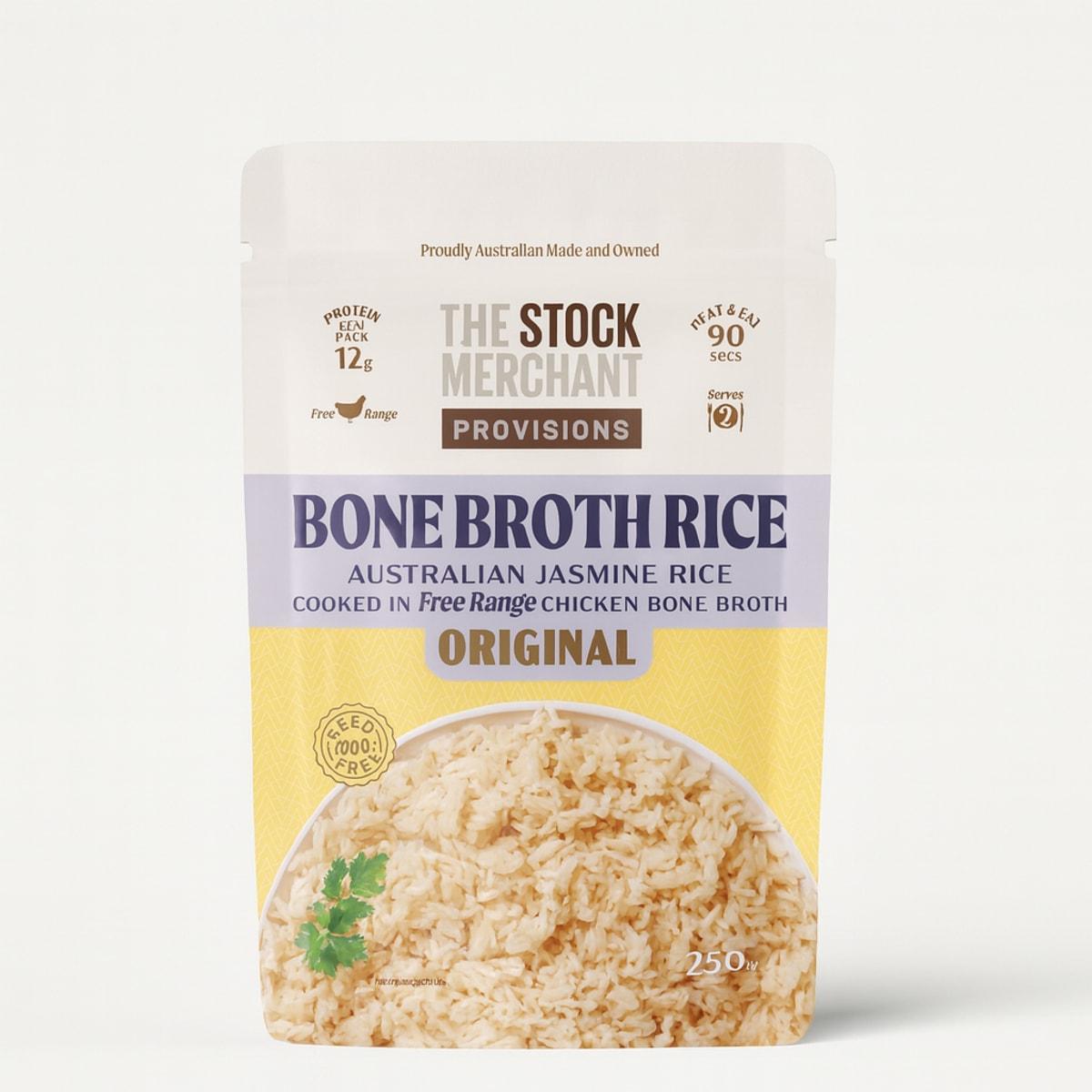 The Stock Merchant Original Bone Broth Rice