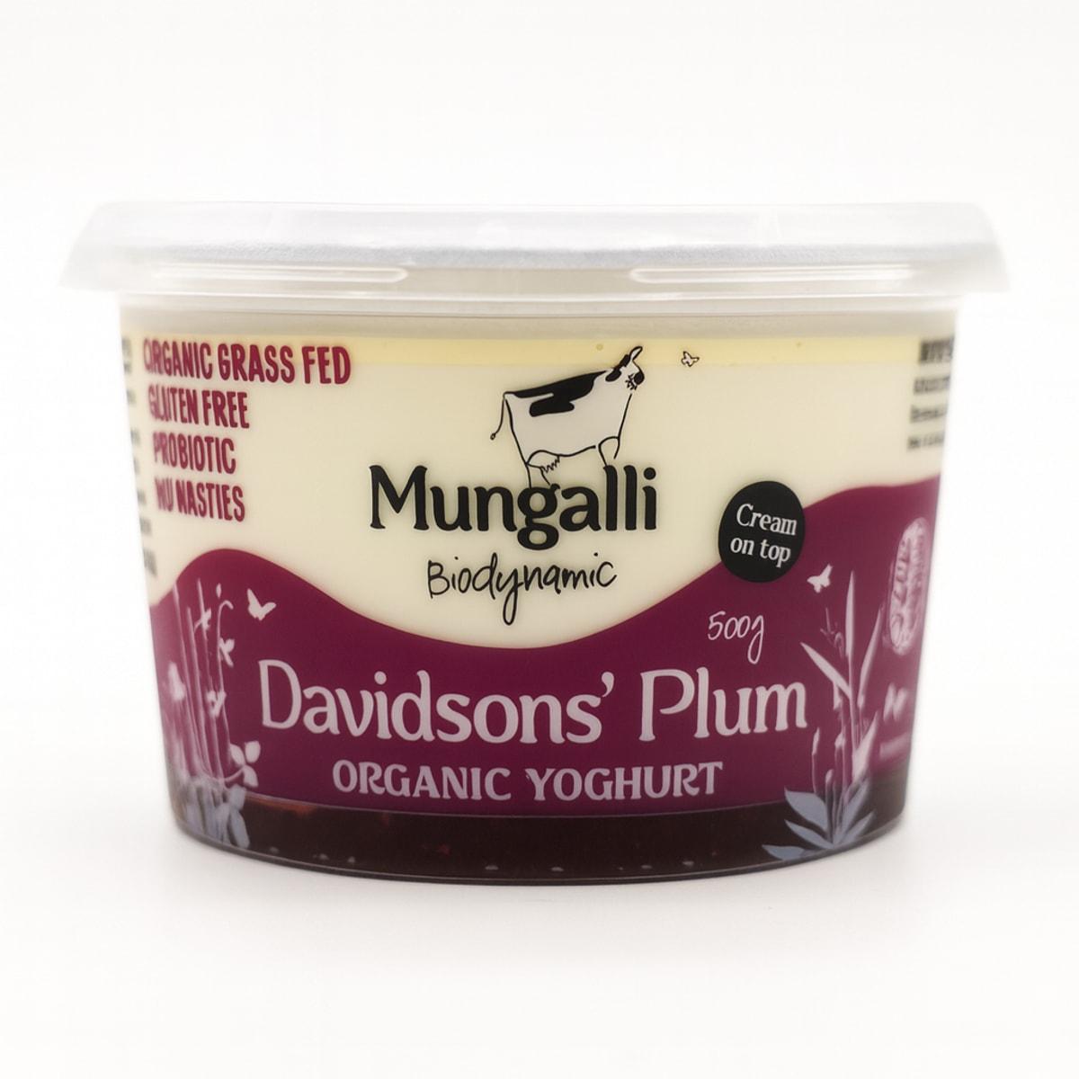 Mungalli Creek Dairy Biodynamic Davidson’s Plum Yoghurt 500g