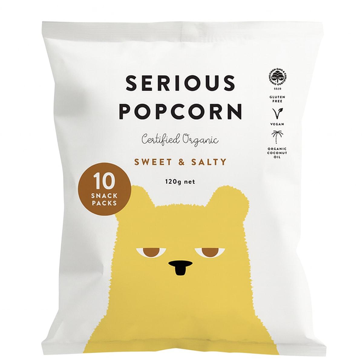 Serious Food Co Sweet & Salty Popcorn Multipack 10 x 12g