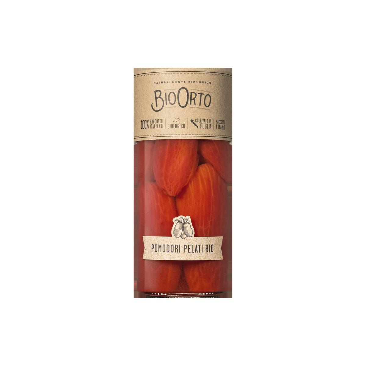 Bio Orto Organic Whole Peeled (Pelati) 550gr
