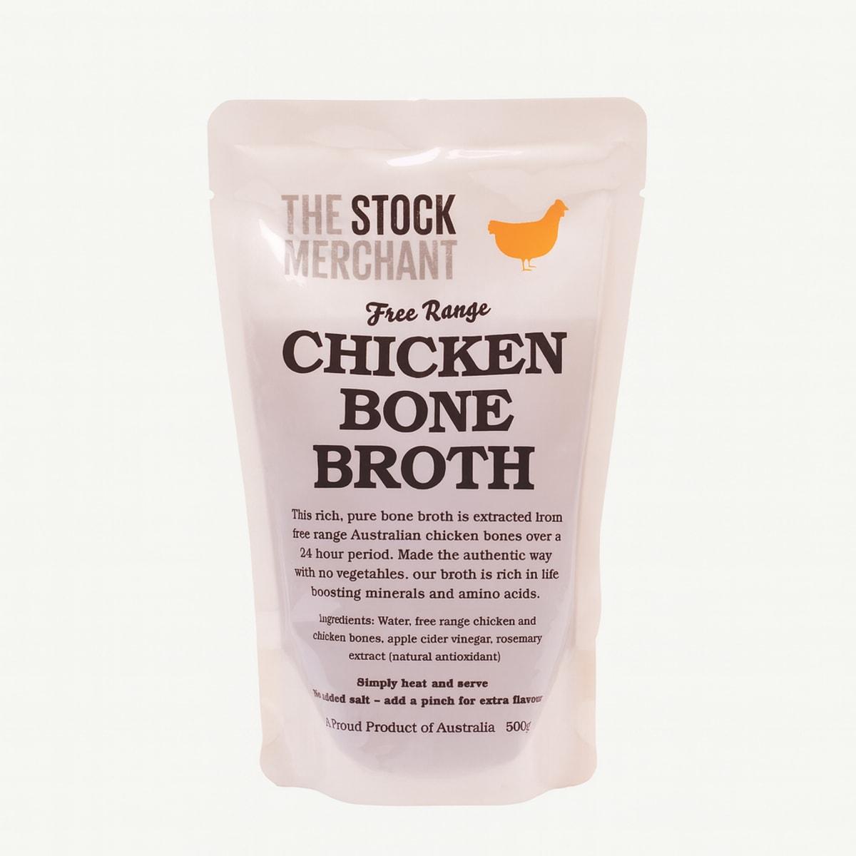 The Stock Merchant Free Range Chicken Bone Broth 500g