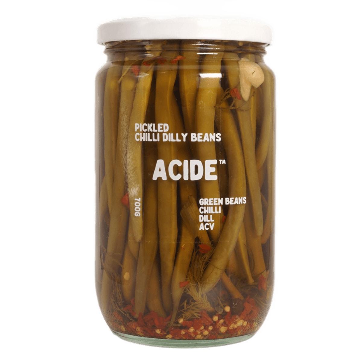 Acide Pickled Spiced Dilly Beans